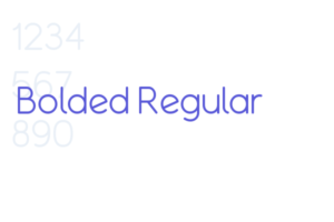 Bolded Regular Font Free [Download Now]