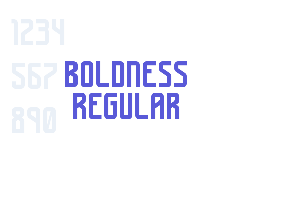 Boldness Regular