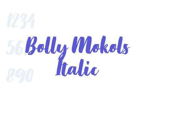 Bolly Mokols Italic