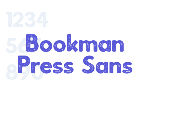 Bookman Press Sans