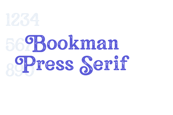 Bookman Press Serif