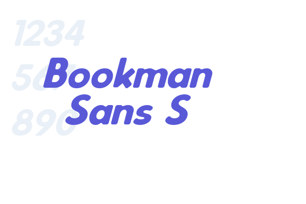 Bookman Sans S