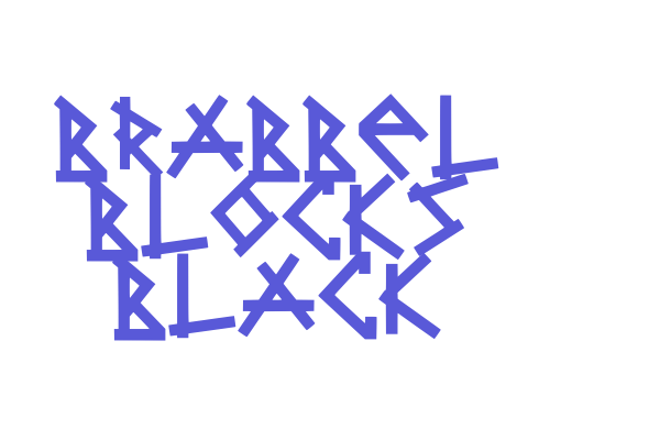 Brabbel Blocks Black