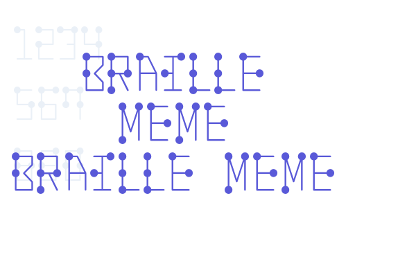 Braille Meme Braille-Meme