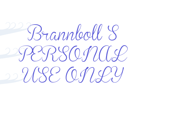 Brannboll S PERSONAL USE ONLY