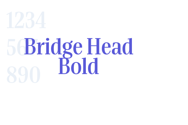 Bridge Head Bold