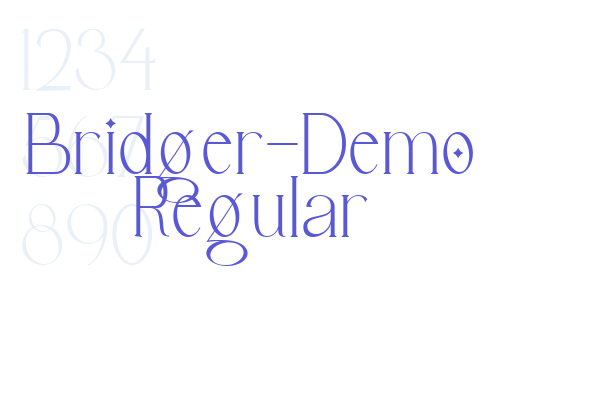 Bridger-Demo Regular