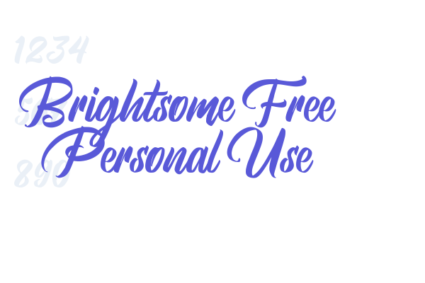 Brightsome Free Personal Use