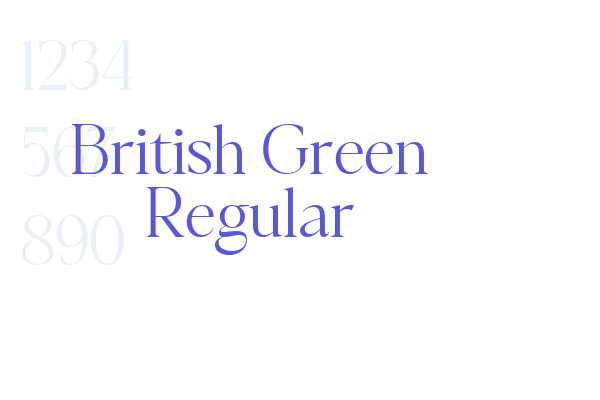 British Green Regular