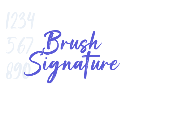 Brush Signature