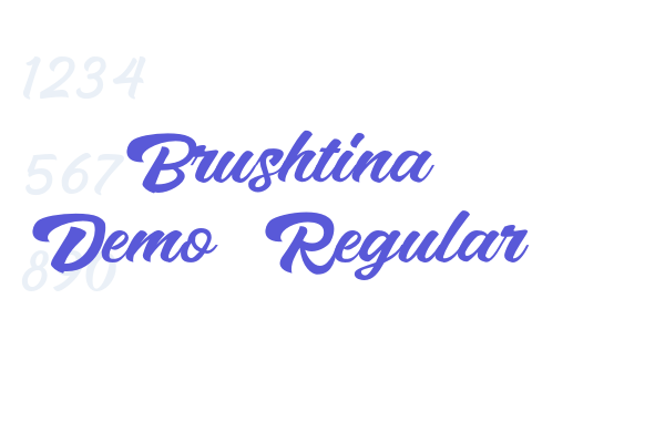 Brushtina Demo Regular