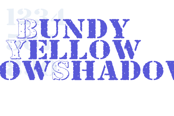 Bundy Yellow HollowShadowed