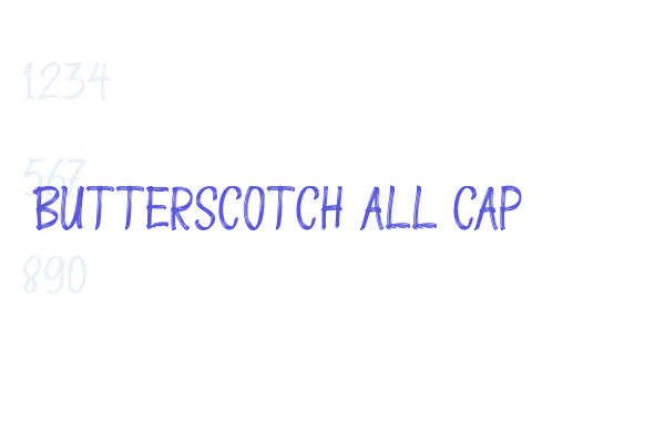 Butterscotch All Cap