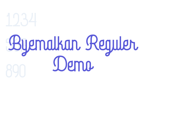 Byemalkan Reguler Demo