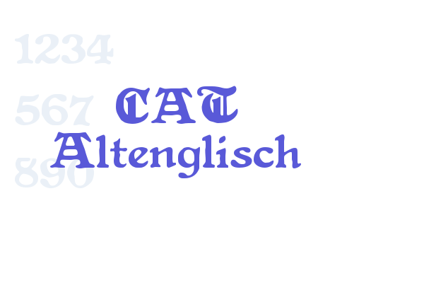 CAT Altenglisch