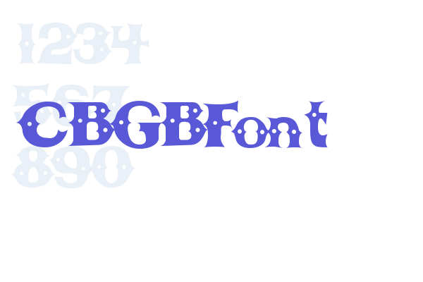 CBGBFont