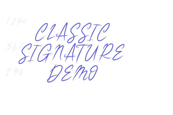 CLASSIC SIGNATURE DEMO