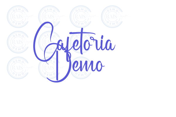 Cafetoria Demo