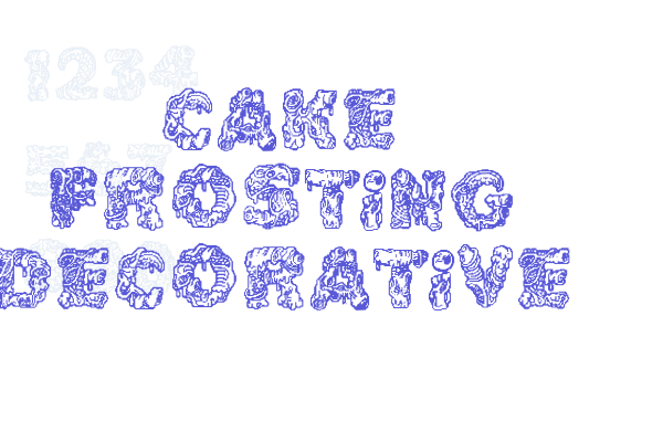 Cake Frosting Decorative