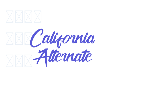 California Alternate