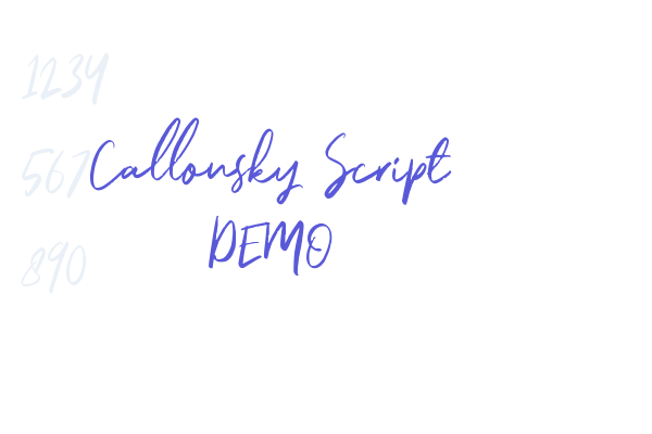 Callonsky Script DEMO