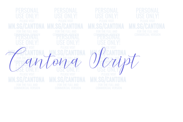 Cantona Script