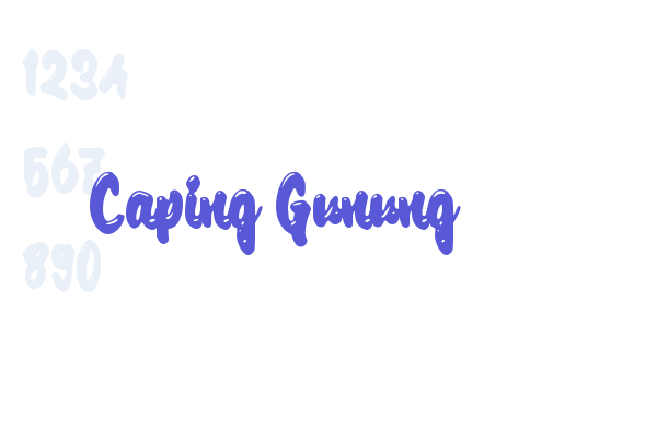 Caping Gunung