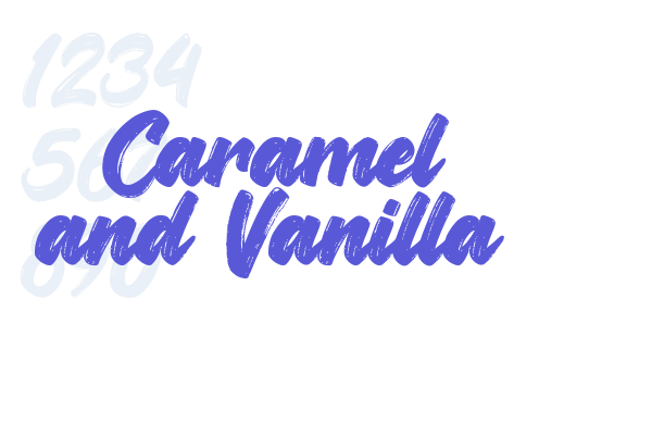 Caramel and Vanilla