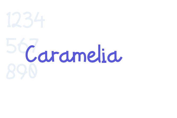 Caramelia font