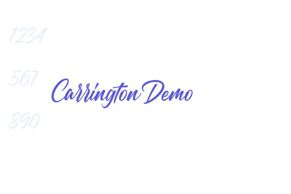 Carrington Demo