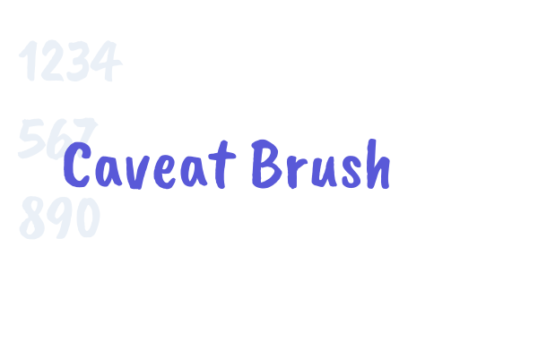 Caveat Brush