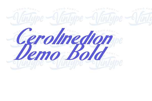 Cerolinedion Demo Bold