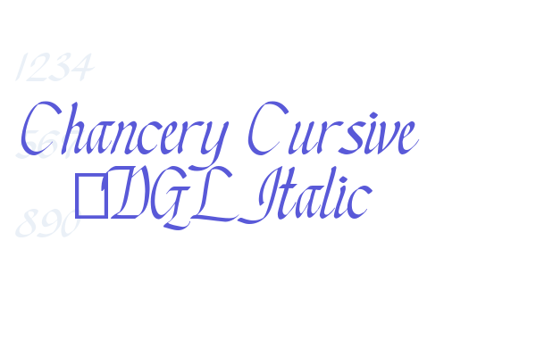 Chancery Cursive – DGL Italic