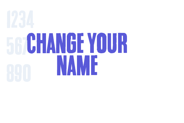 Change your name