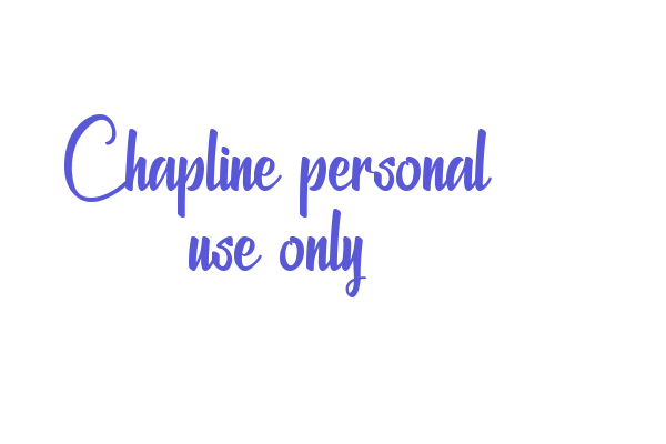 Chapline personal use only