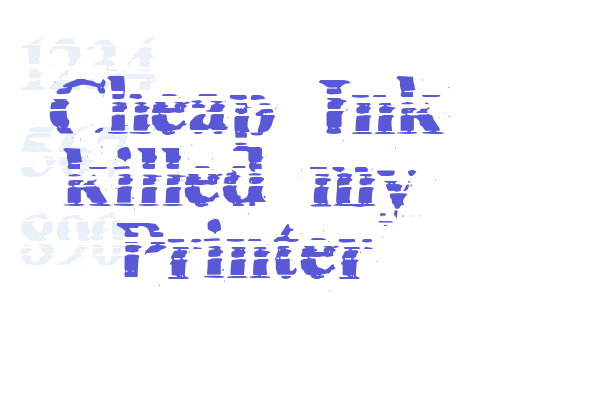 Cheap Ink killed my Printer