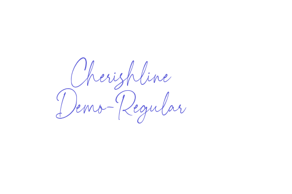 Cherishline Demo-Regular