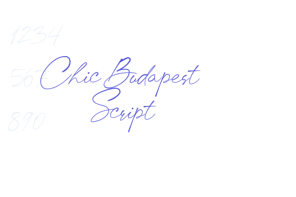 Chic Budapest Script