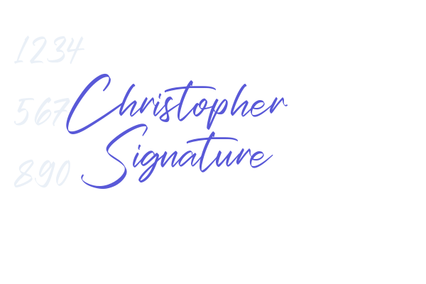 Christopher Signature