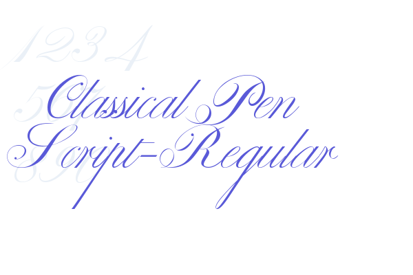 Classical Pen Script-Regular