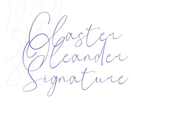 Claster Oleander Signature