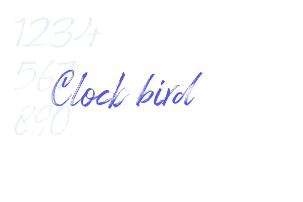 Clock bird