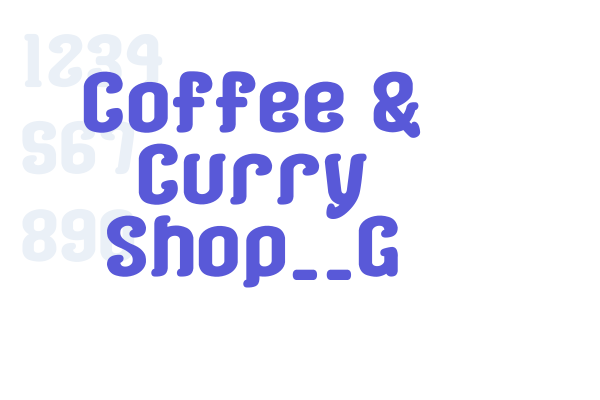 Coffee & Curry Shop__G