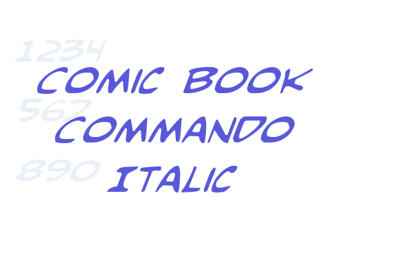 Comic Book Commando Italic