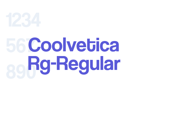 Coolvetica Rg-Regular