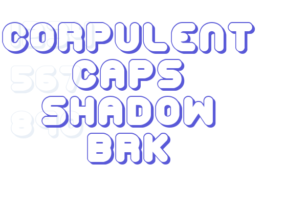 Corpulent Caps Shadow BRK