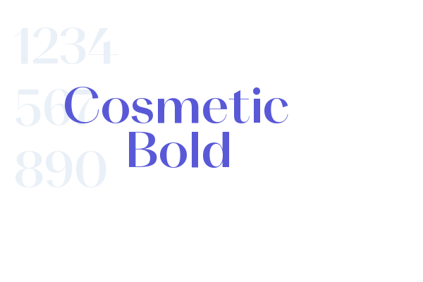 Cosmetic Bold