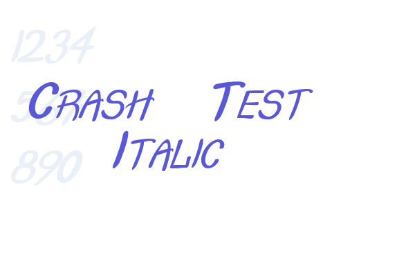 Crash  Test Italic