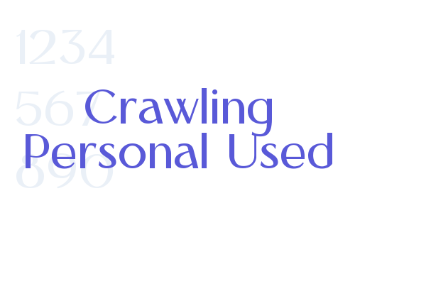 Crawling Personal Used