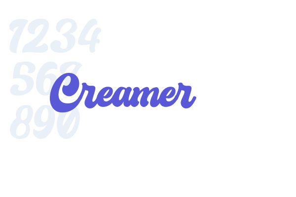 Creamer font download